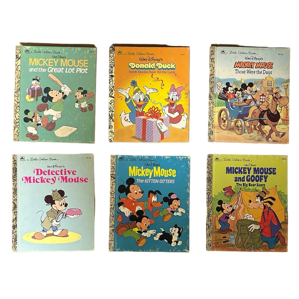 Disney golden Books Mickey Mouse - set of 6